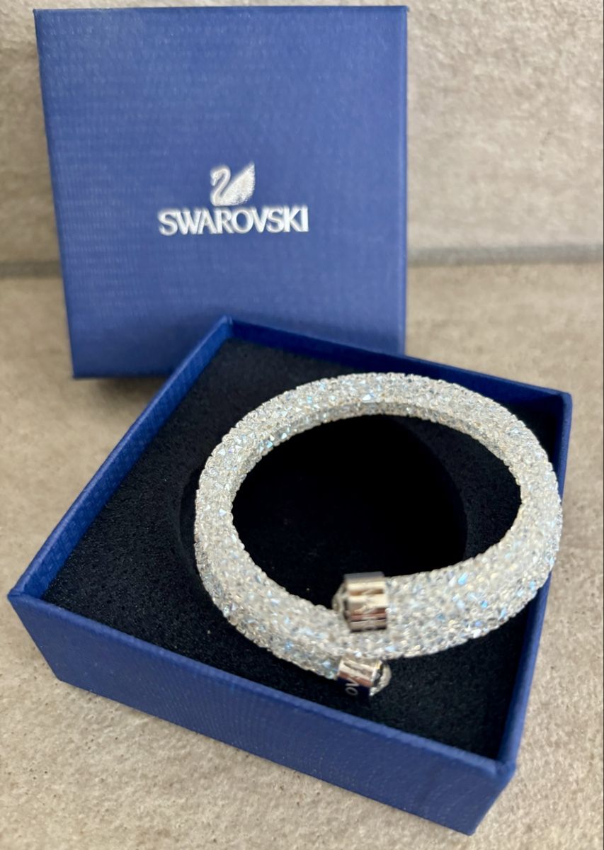 Swarovski Bracciali & Braccialetti: NEU: Swarovski Crystaldust Double Armreif – Nuovo e nell'imballaggio originale da Oberdorf SO venduto da misijael 1