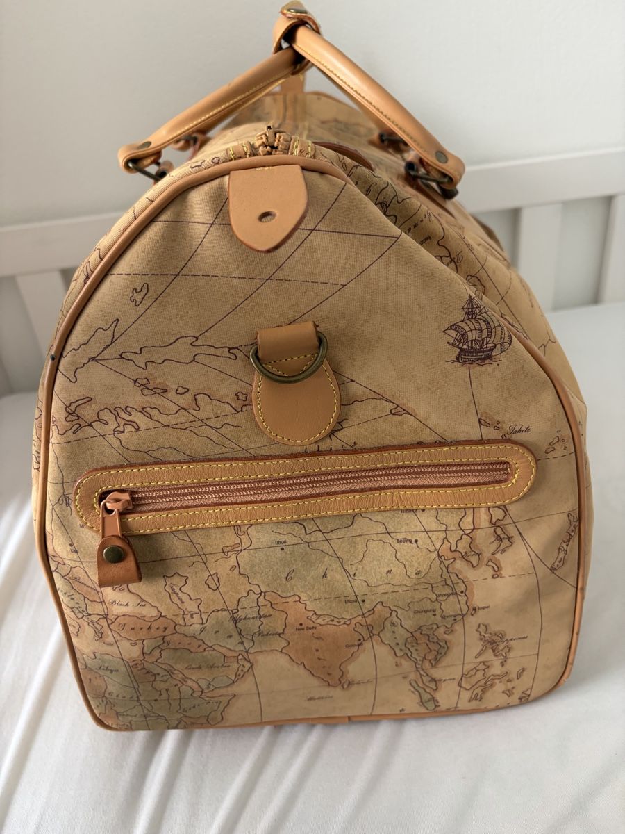 Taschen: Reisetasche Weltkartenmotiv – Gebraucht aus Lachen SZ von isa_zq6c 3