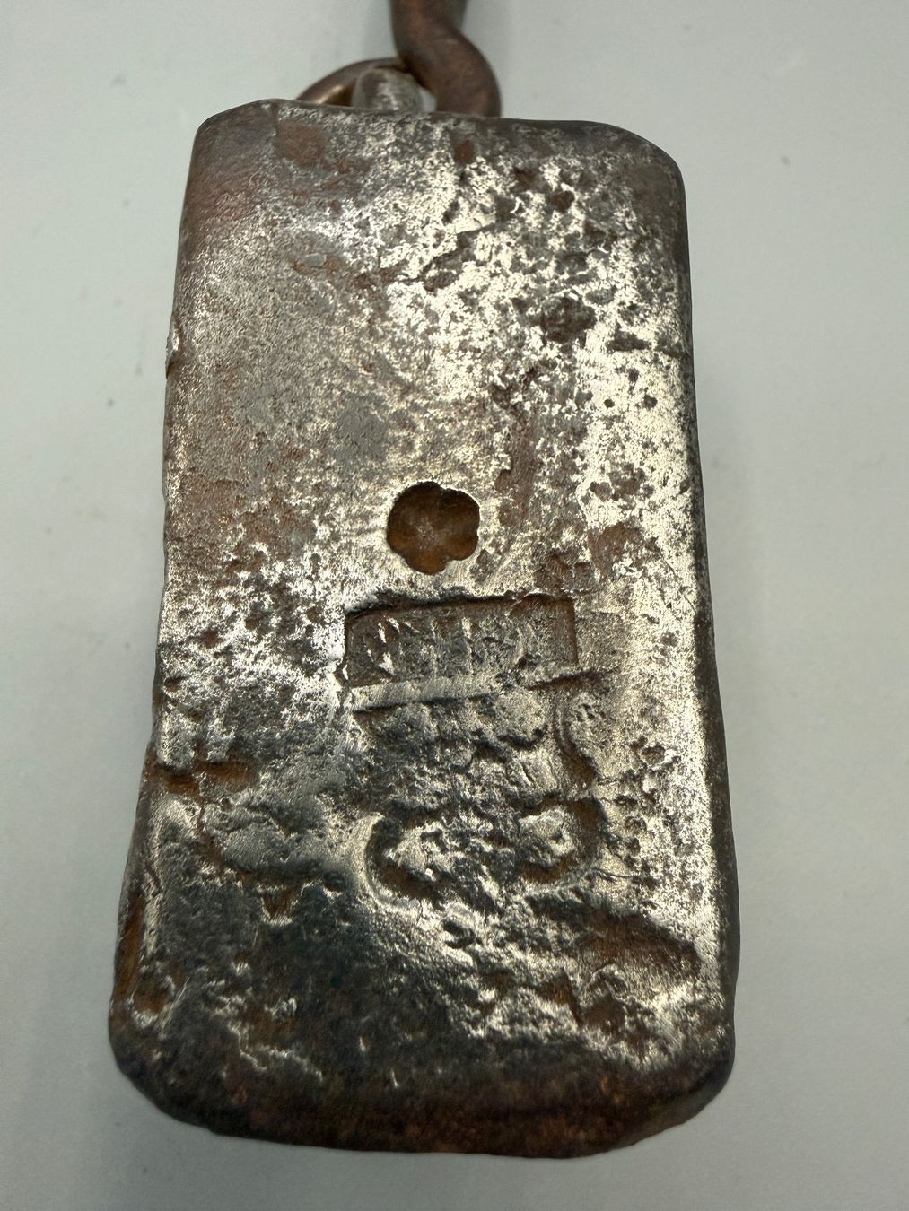 Bilance e pesi: Antikes EisenGewicht zu einer Waage Bern 1713 – Usato da Ueberstorf venduto da Brocandi 2