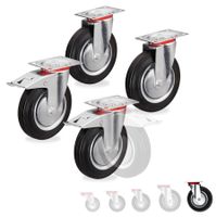 Schwerlastrollen 4er Set 200 mm 800 kg
