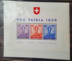 Pro Patria - Block W8 * Kat. 80.-
