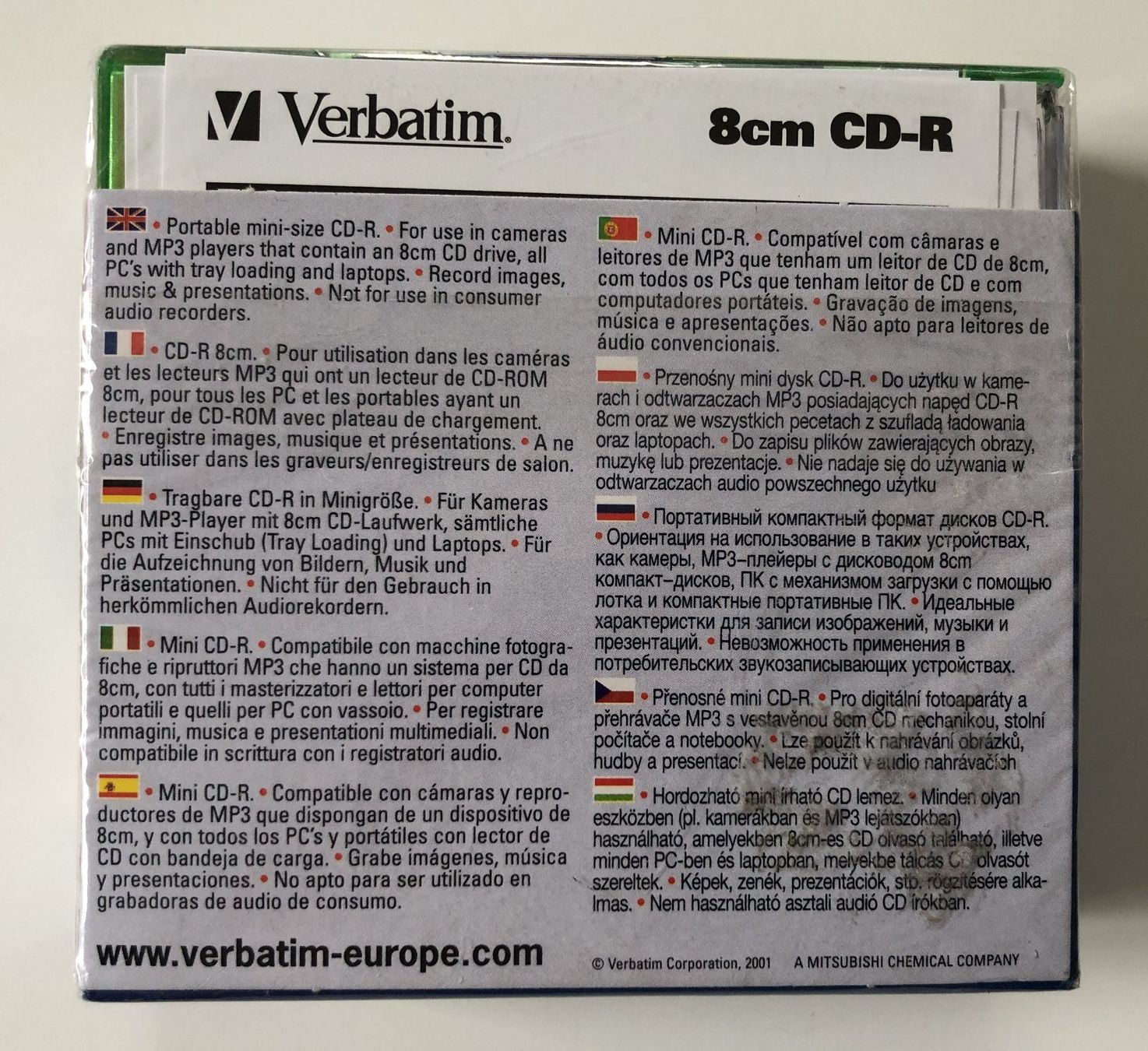 CD & DVD vergini: Mini CD-R Rohling 5er Pack Neu – Usato da Binningen venduto da Steffisboerse 1