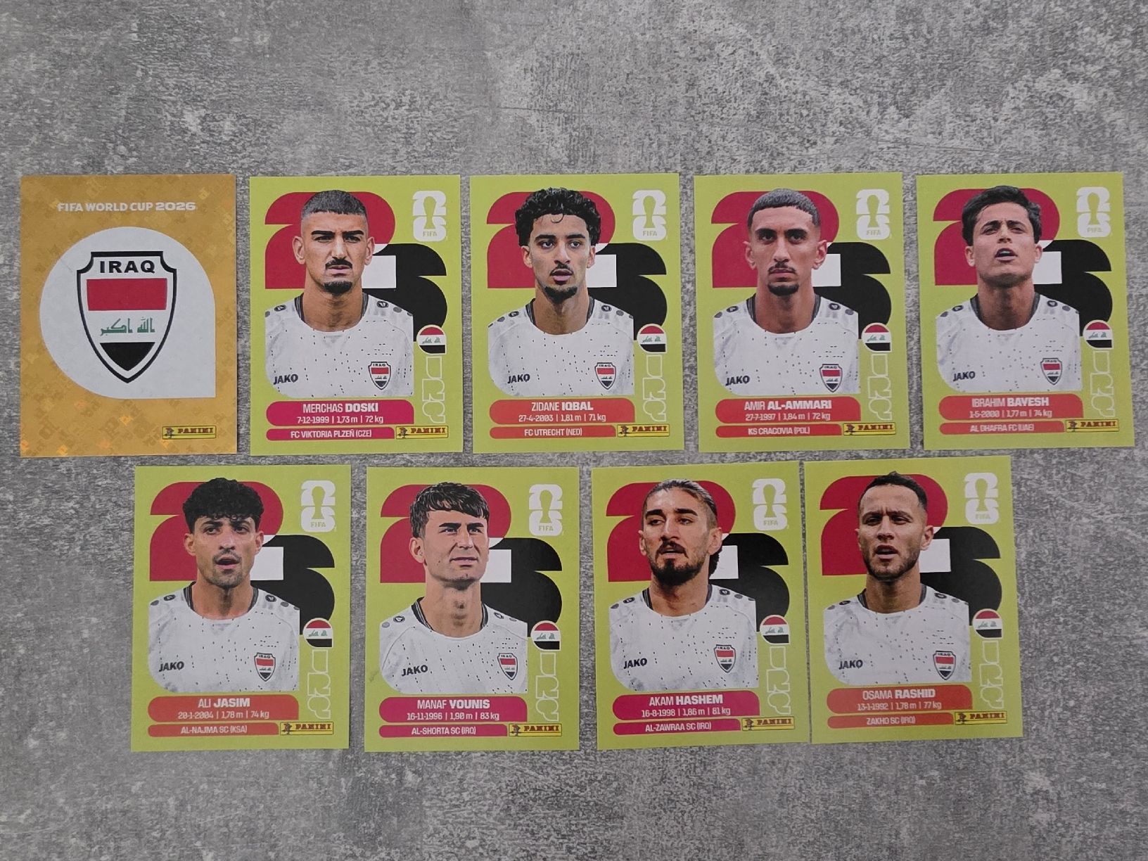 Panini Cartes à collectionner: Panini 2026- Team Irak – D'occasion à St. Gallen par Shelly__x3