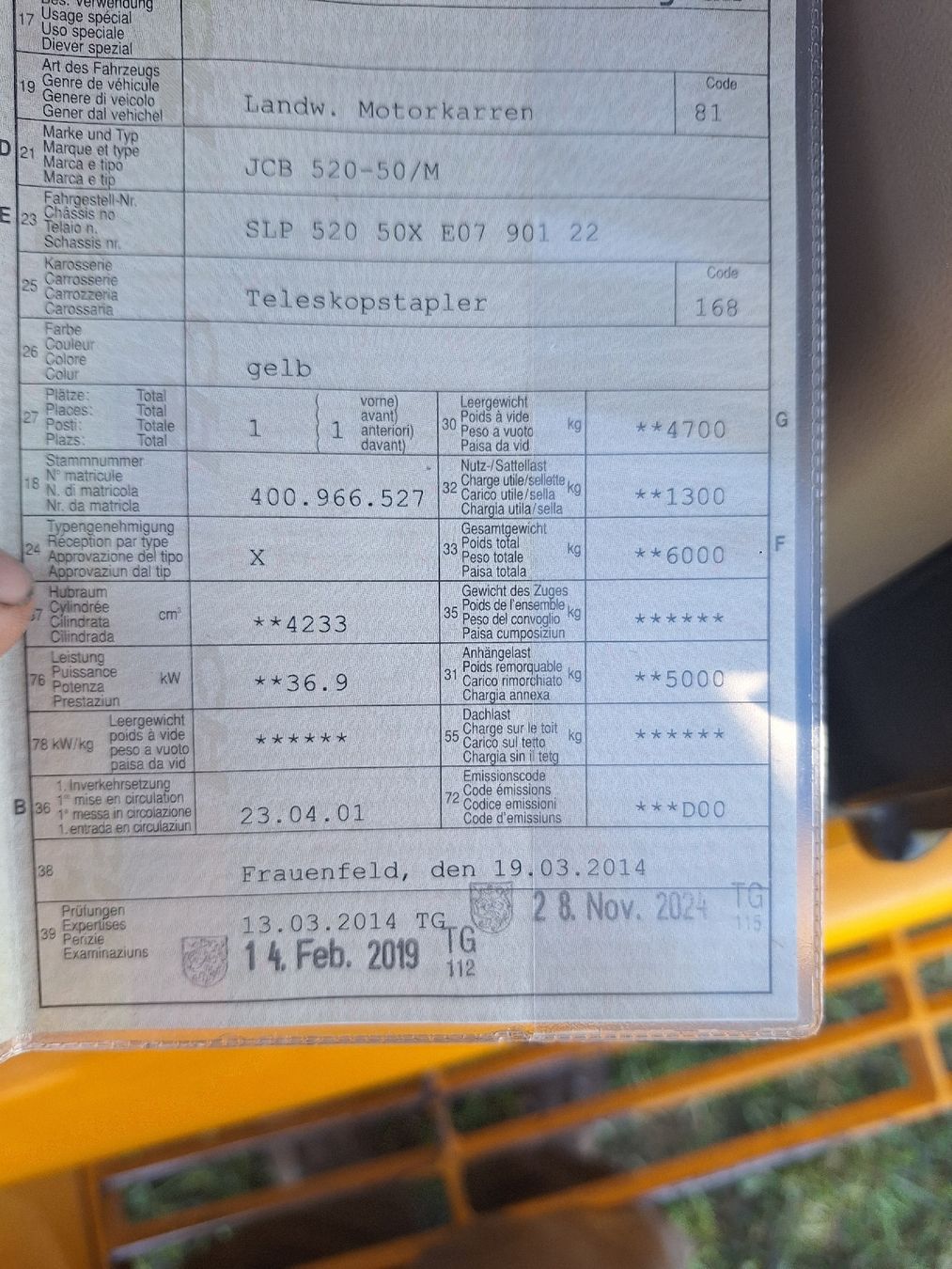 Jcb Hoflader: JCB 520-50 Teleskoplader – Gebraucht aus Warth von TheBigJay 4