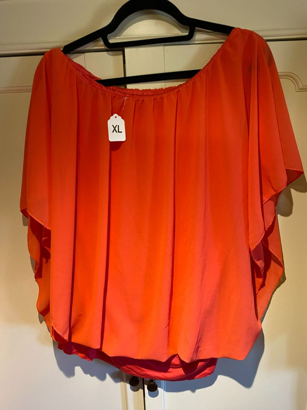 Camicette: BLUSENKLEID-NEON,ROT-ORANGE – Nuovo e nell'imballaggio originale da Meienried venduto da ManuelaBoutique 2