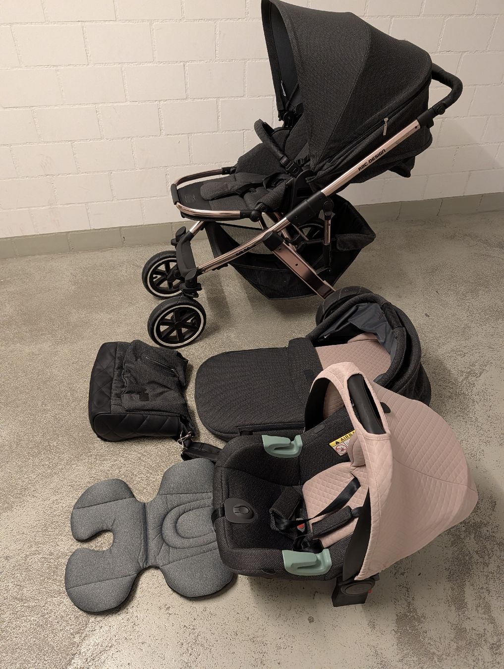 ABC Design Kinderwagen: Kinderwagen ABC Design Set mit Babyschale  – Gebraucht aus Oftringen von deidju13 2