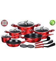 + DMS® 15 Tlg Kochgeschirr Induktion KochTopf Topfset