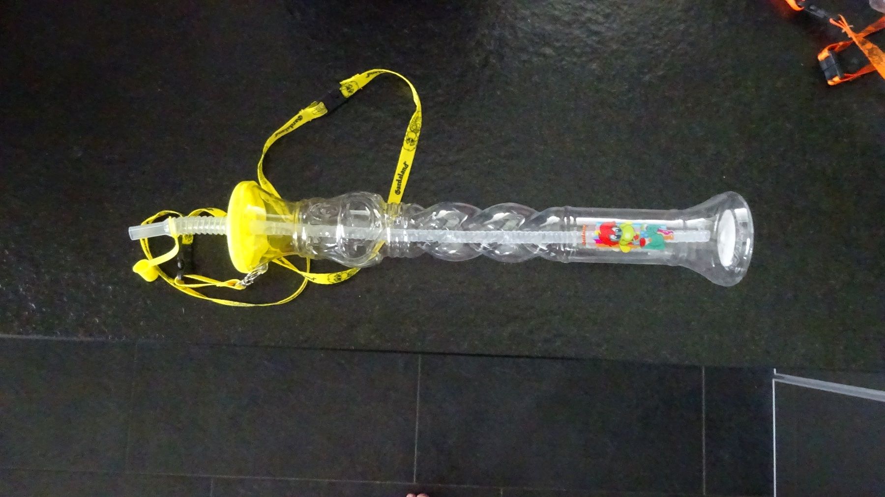 Borracce & Thermos: PET-Flasche mit Strohhalm "gelb" - Gardaland – Usato da Wagenhausen venduto da FrauLang 1