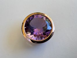 Pendentif en Or Rose 18ct., Améthyste.