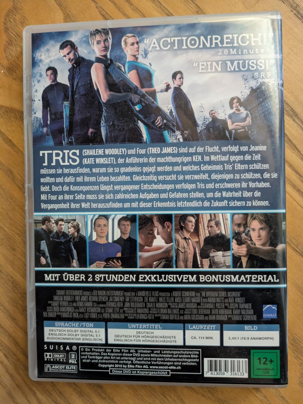 Tous les DVDs: DVD-Set: Die Divergent Serie - 3 Teile – D'occasion à Männedorf par Pacer19 2