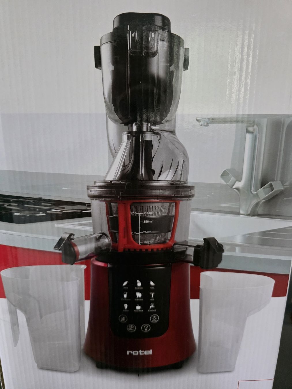 Rotel Elettrodomestici da cucina: Rotel Slowjuicer, Rot, 7 Programme,auch  für Sorbet NP 149,- – Nuovo (secondo la descrizione) da Wallisellen venduto da Movey