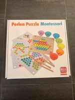 Holzperlen Puzzle Montessori Spiel für Kinder 3+ Jahre 🎨