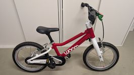 Kinder Fahrrad woom2 14 Zoll rot neuwertig