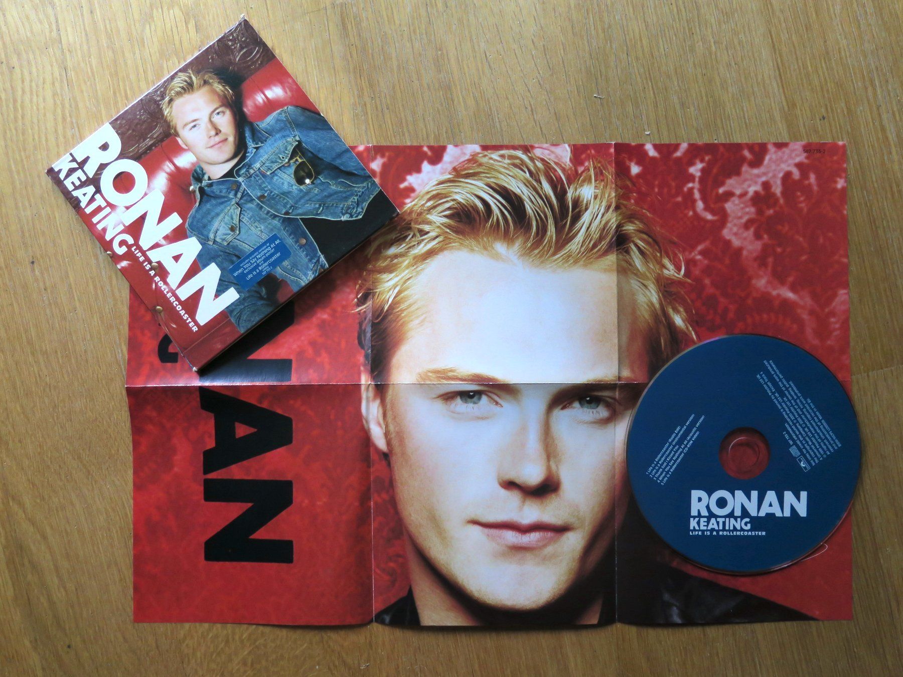 CD: CD-S RONAN KEATING: Life is a rollercoaster, 1999, 5 tracks – Usato da Bern venduto da Balzamico 2
