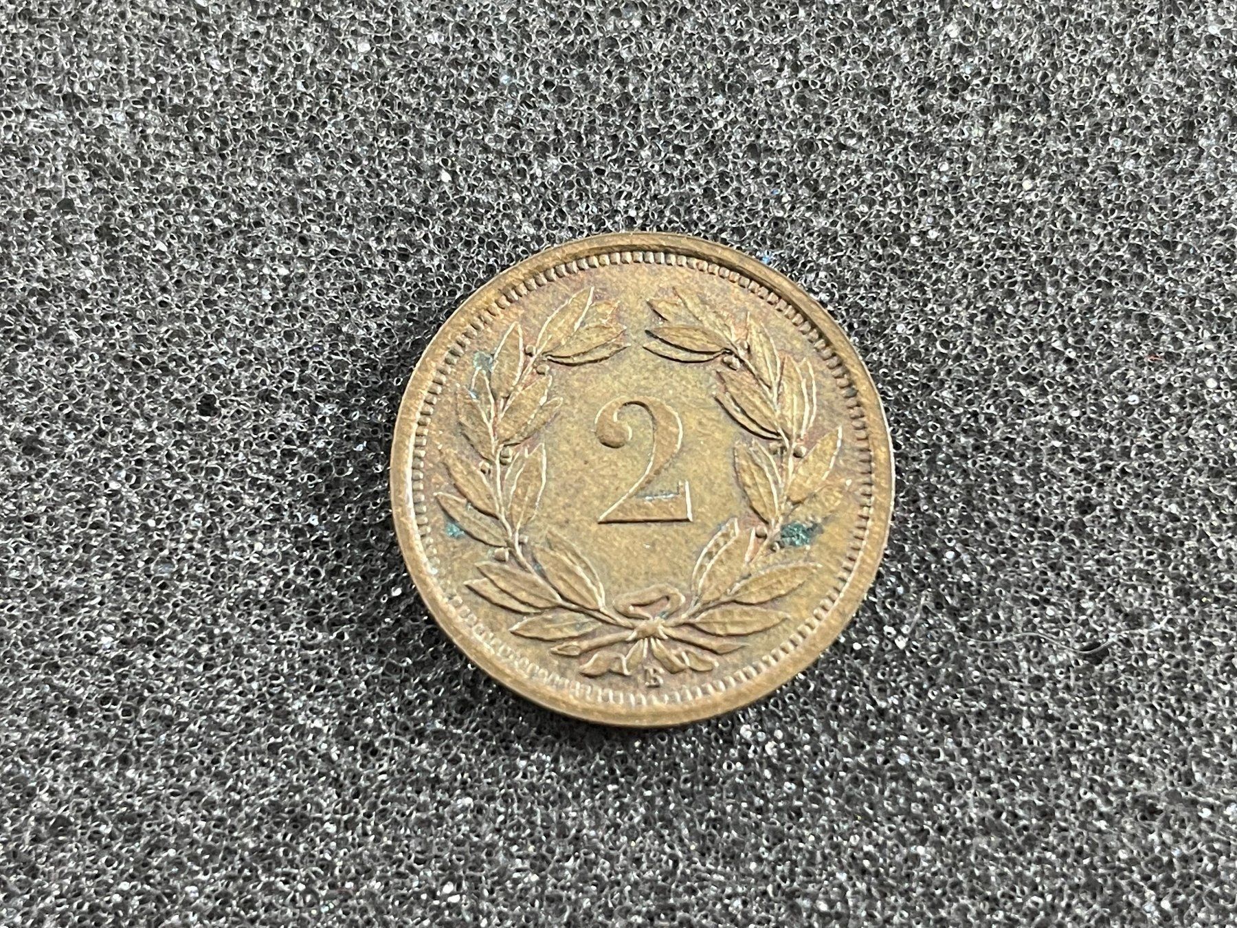 Tutti le monete: 2 Rappen 1934 (315) – Usato da Reitnau venduto da tb-muenzen 3