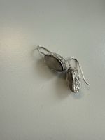 Elegante Ohrringe, Silber mit Mondstein