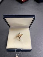 Designer Platin GG Ring Gr.55 4 Rubine + 2 Brillanten