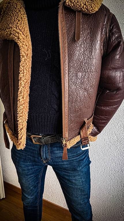 Bombardier Giacche: Bombardier B3 flying jacket sheep skin – Usato da Montreux venduto da Alligator-AMPS 1