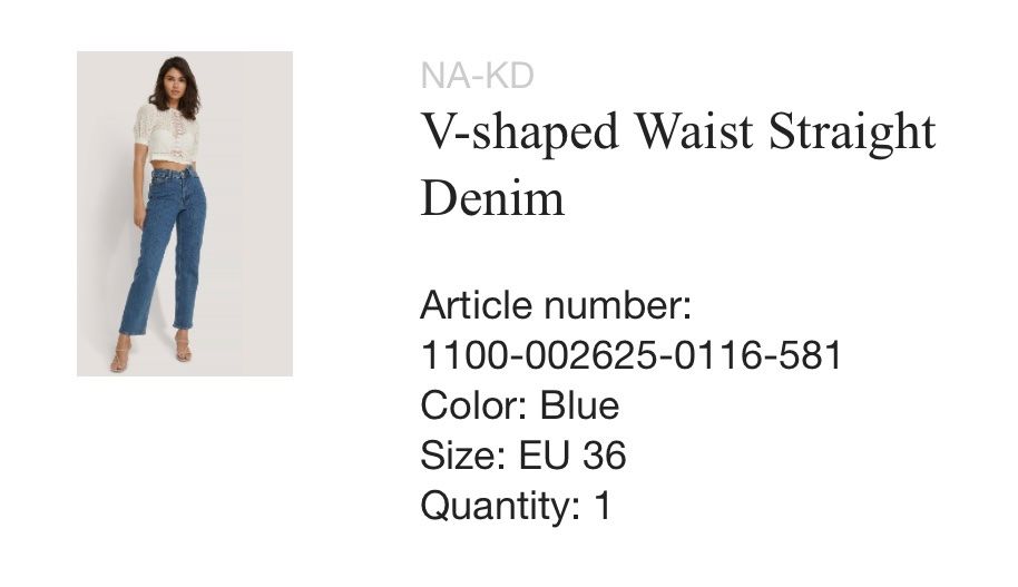 Na-kd Jeans: NA-KD Jeans, Grösse 36 (S) – Usato da Zürich venduto da vallup_9 3