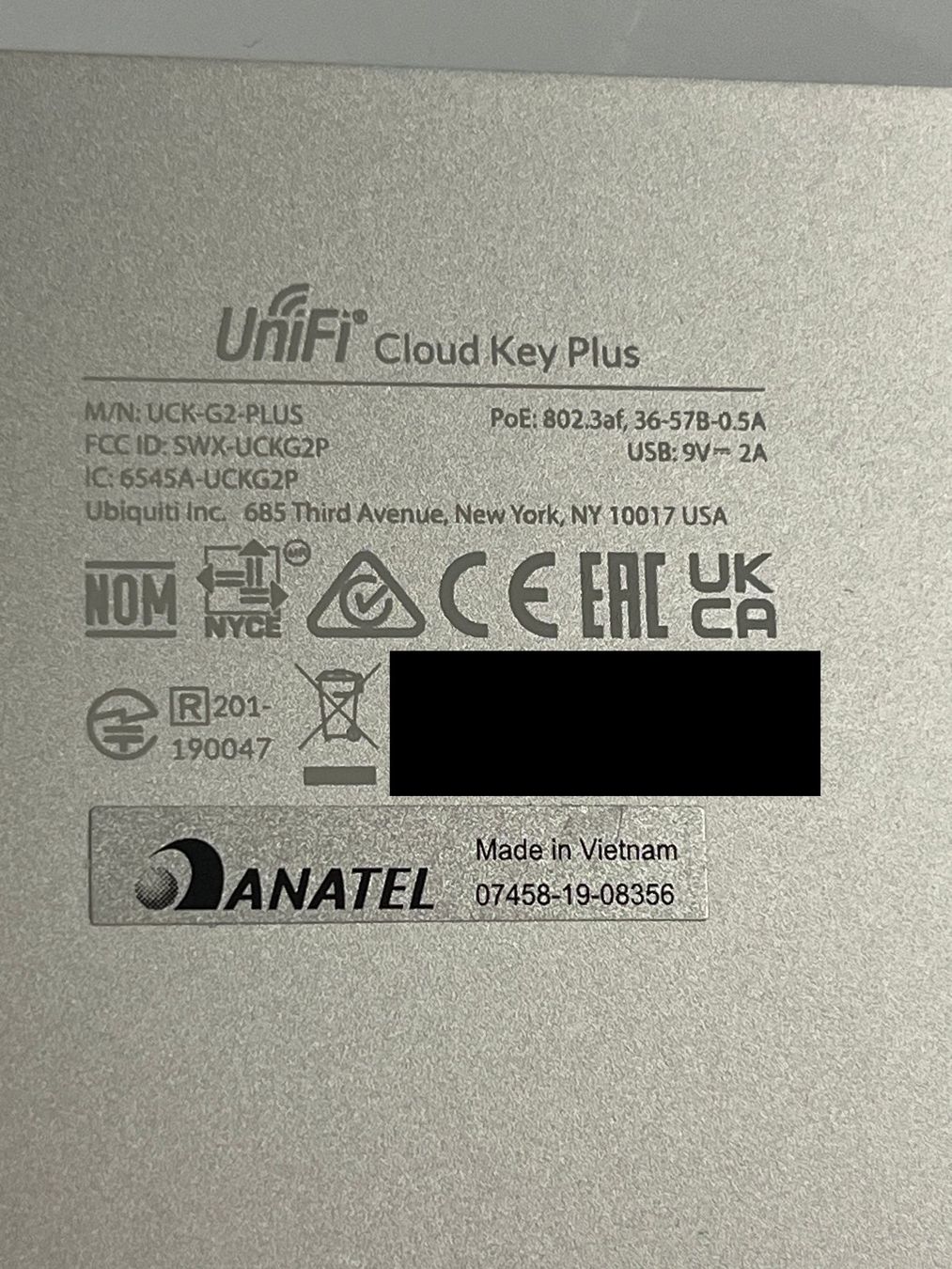 Firewall: Ubiquiti UniFi Cloud Key Gen2 Plus UCK-G2-PLUS – Usato da Bottighofen venduto da nemobay 1