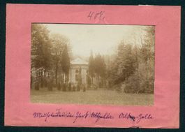 Fotografie Alt-Zella, Mausoleum auf eine