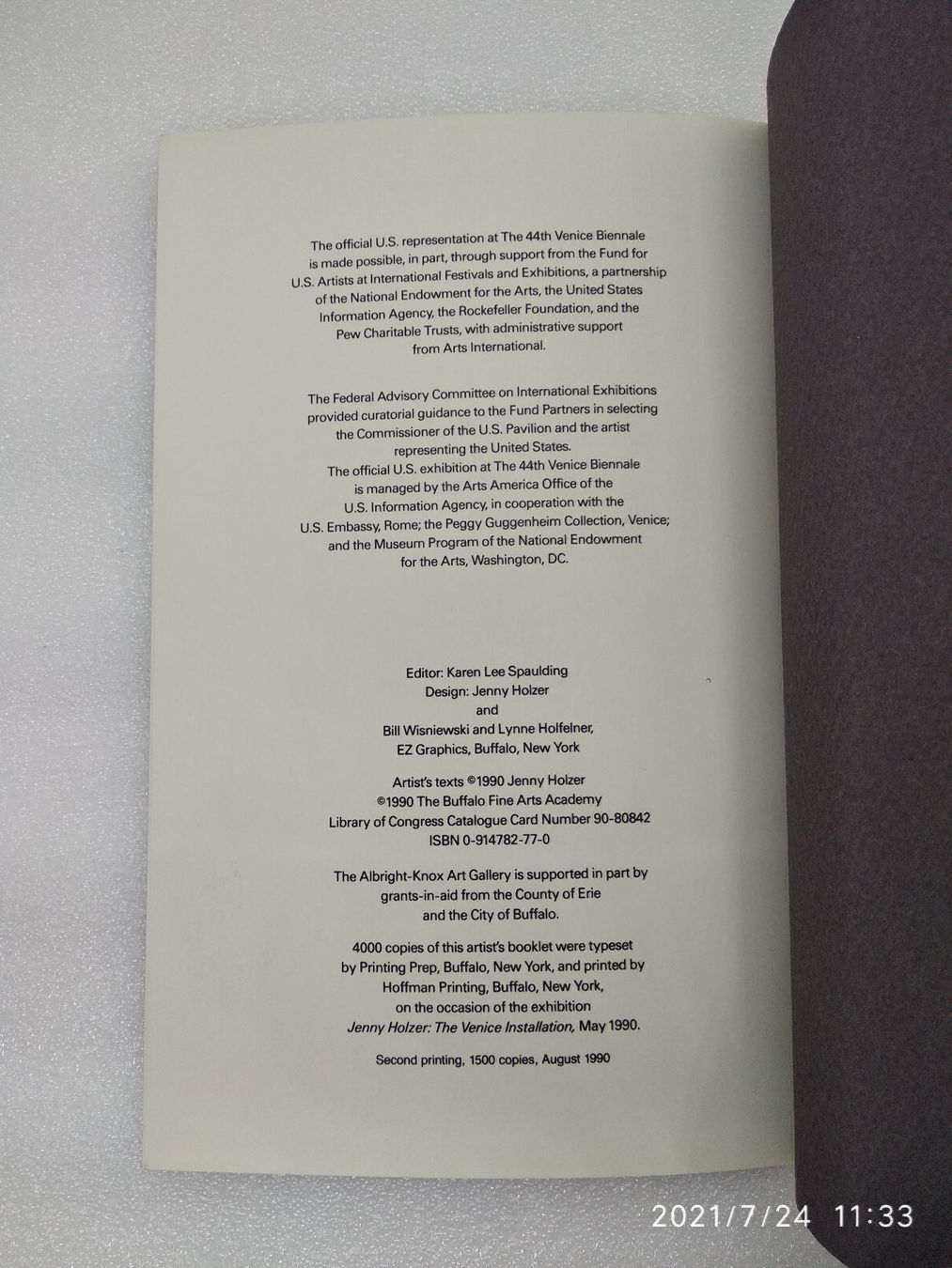Dischi in vinile: JENNY HOLZER EATING THROUGH LIVING 1981 – Usato da Goldach venduto da Gaip 4