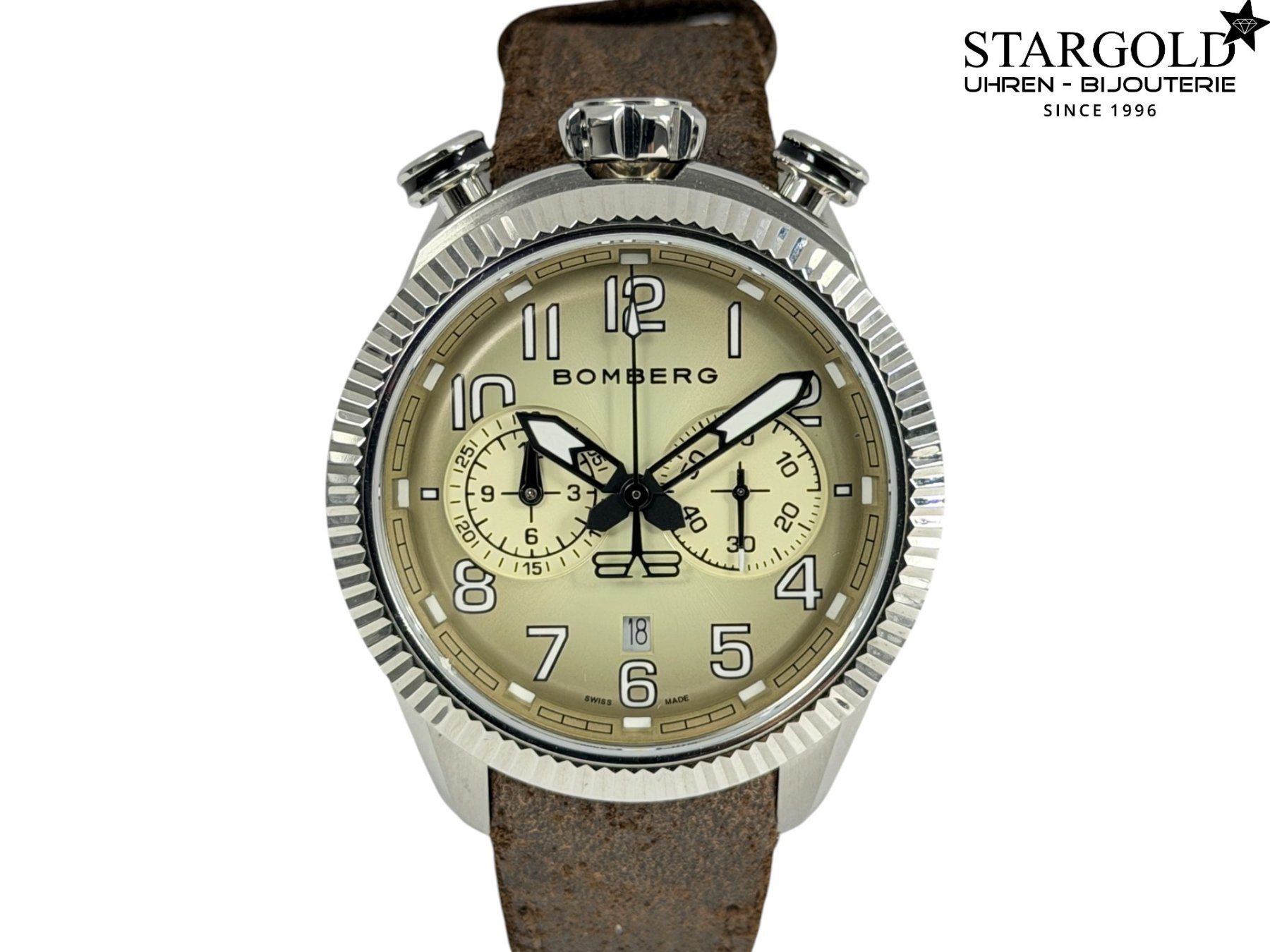 Bomberg Orologi: Bomberg BB-68 Chronograph Quarz - NS44CHSS.201.9 – Usato da Zürich venduto da Stargold-Uhren