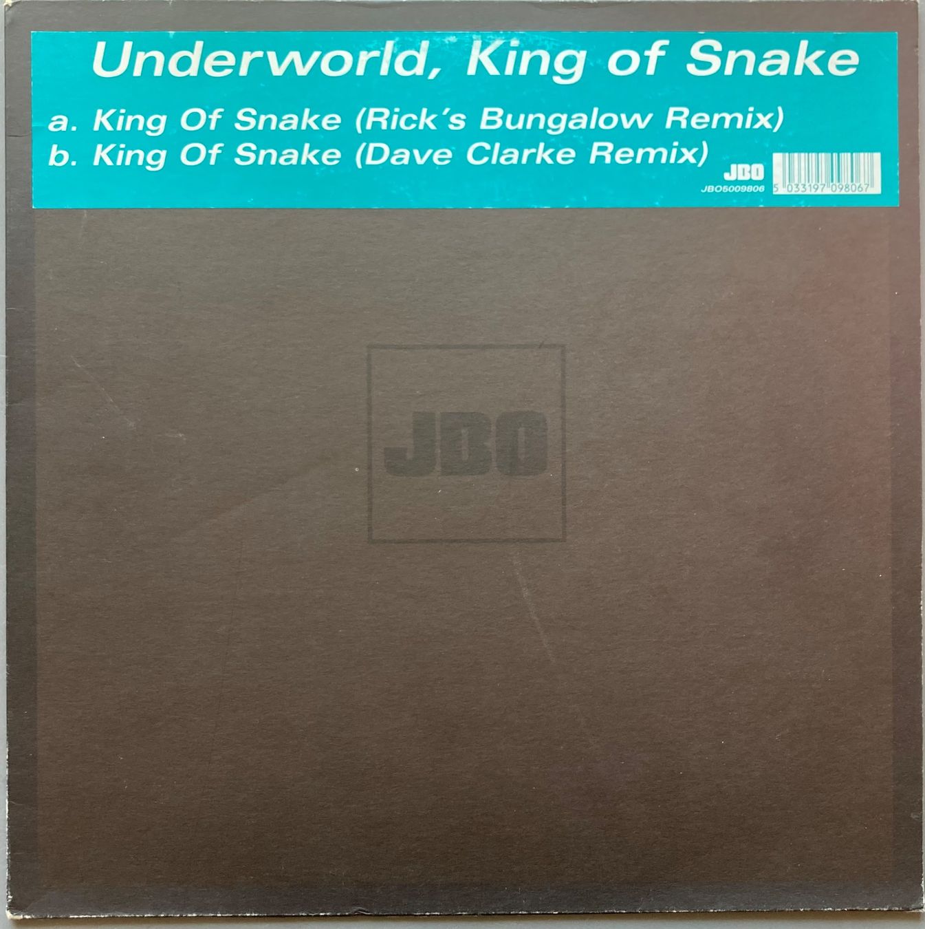 Dischi in vinile: UNDERWORLD - KING OF SNAKE – Usato da Poliez-Pittet venduto da Newtown-Records