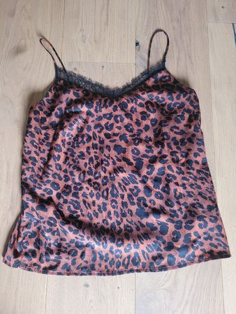 Top mit Leo Animal Print Rockabilly