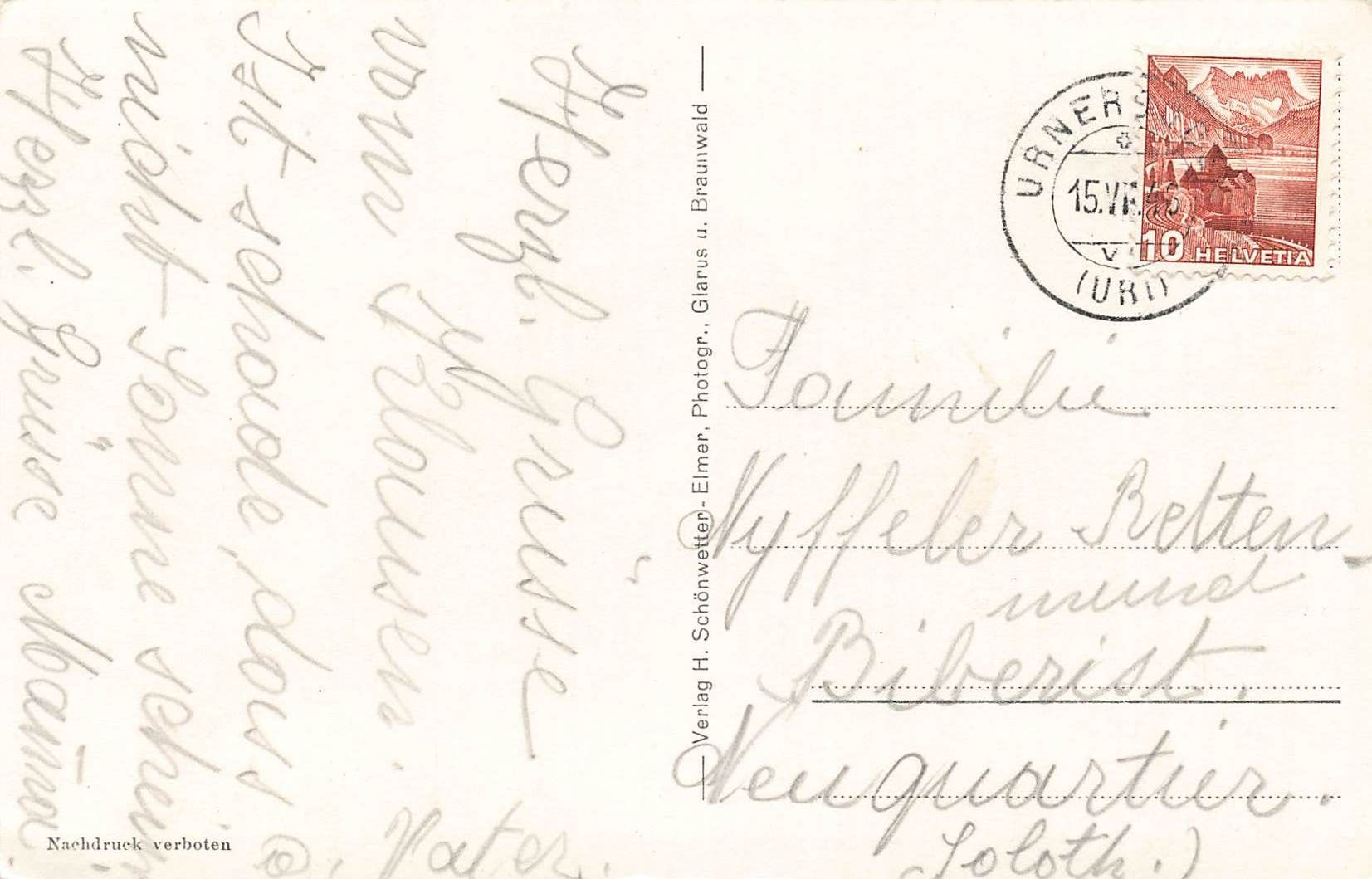 Cartes postales: Glarus Kantonsspital – D'occasion à Biasca par Blenio71 1