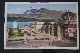 AK Luzern, Bahnhof, Tram
