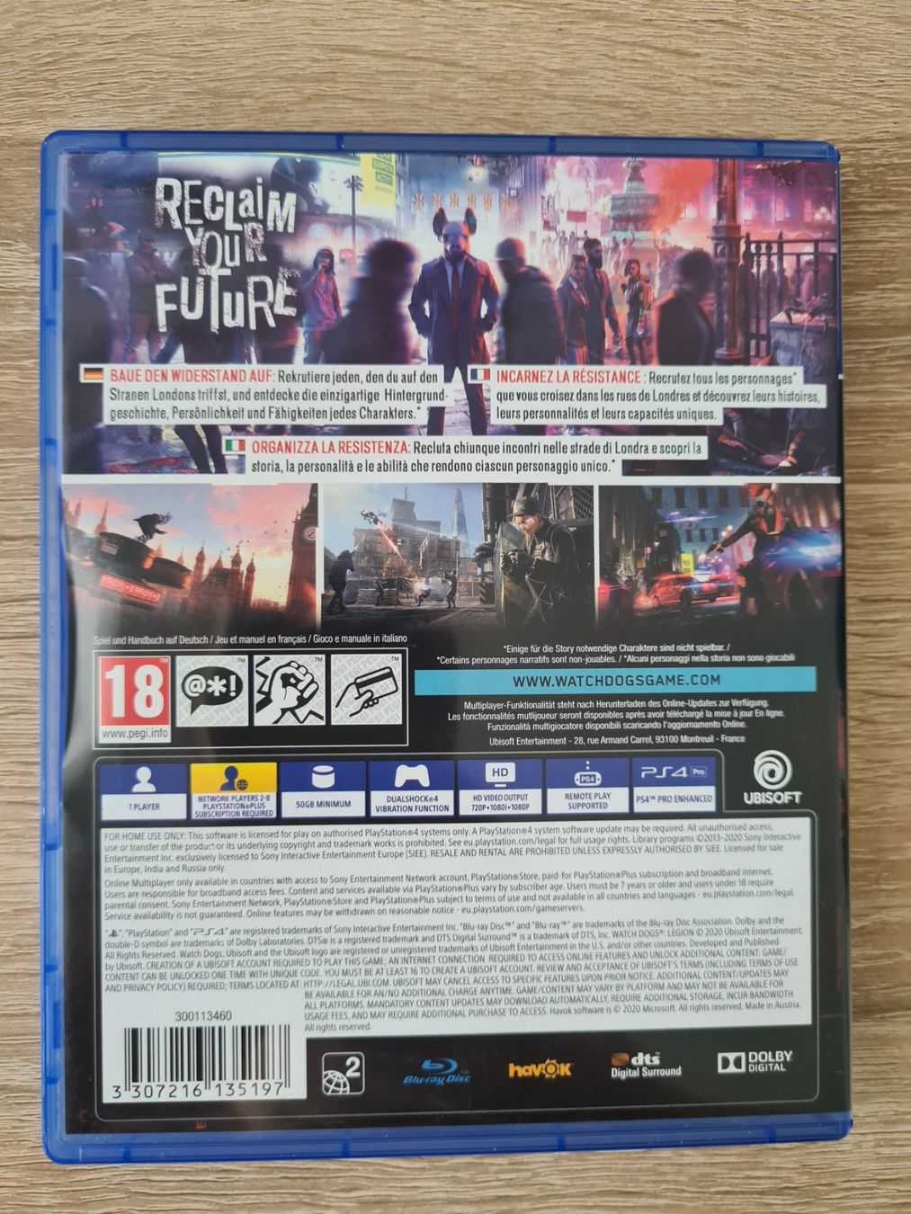 Spiele: Watch Dogs Legion (Multilanguage Cover) - PS4 – Gebraucht aus Carouge GE von Gasco 2