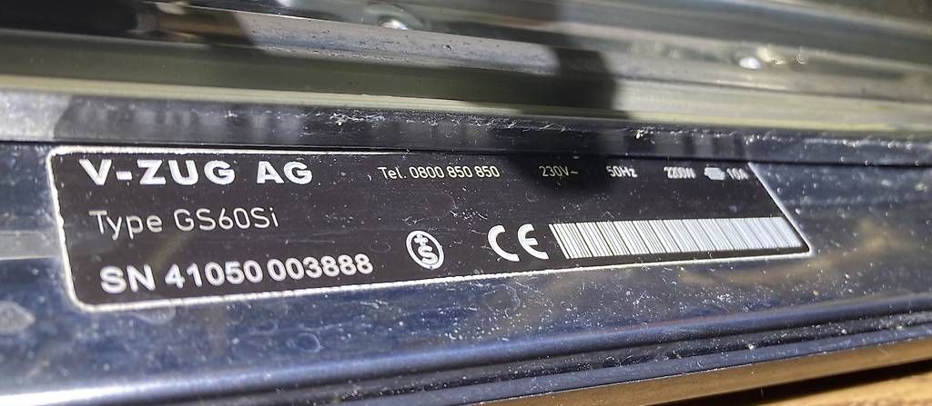 Geschirrspüler: Geschirrspüler V-ZUG 60cm – Gebraucht aus Thunstetten von miri.beurer 1