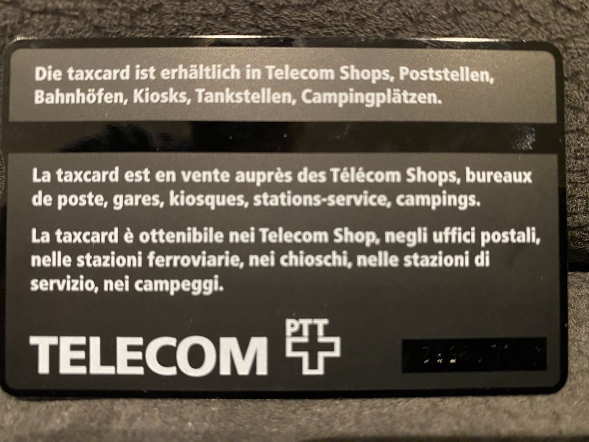 Schede telefoniche: P-taxcard neuve  – Nuovo (secondo la descrizione) da Lausanne venduto da babacard10 1