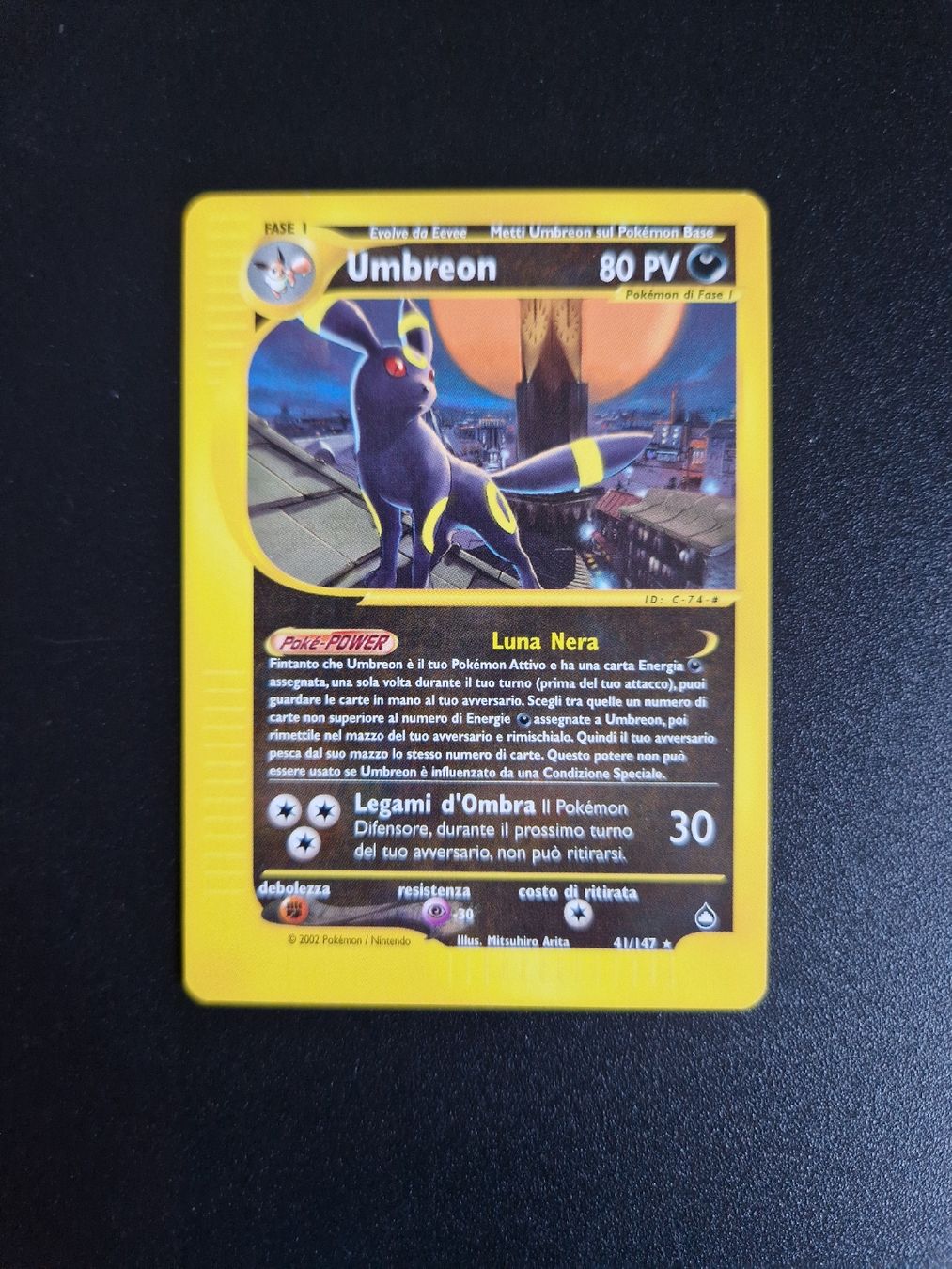 Pokémon Carte collezionabili: Umbreon aquapolis mint – Nuovo (secondo la descrizione) da Giubiasco venduto da MrGru1992