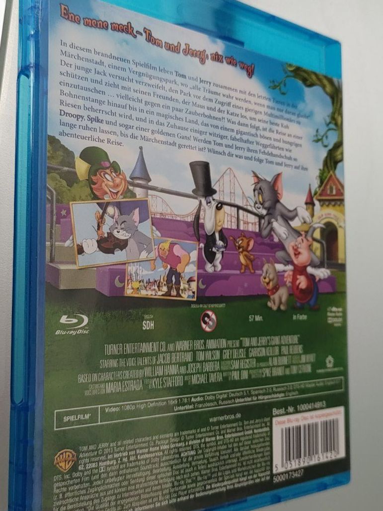 Tutti i DVDs: Tom und Jerry Ein Gigantisches Abenteuer Blu-Ray – Usato da Dottikon venduto da Oldyfreak 1