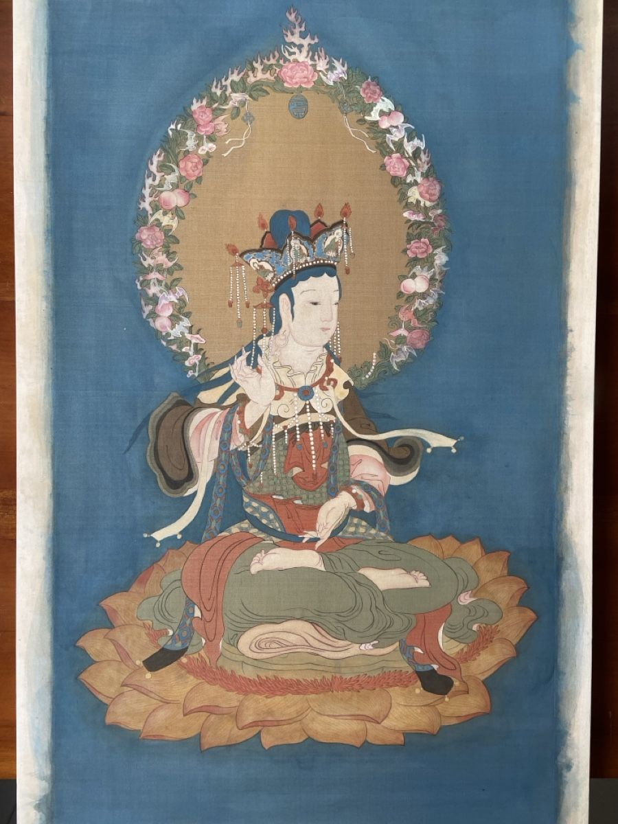 Dipinti: Mon tableau, « Manjushri Bodhisattva » – Nuovo e nell'imballaggio originale da Kriens venduto da Gallery-Vimala
