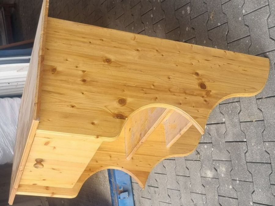 Scaffali: Wandregal Holz Kiefer mit Schublade – Usato da Flawil venduto da dae_njv9 1