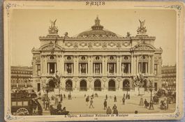 Kabinettfoto, Paris, Oper, um 1890