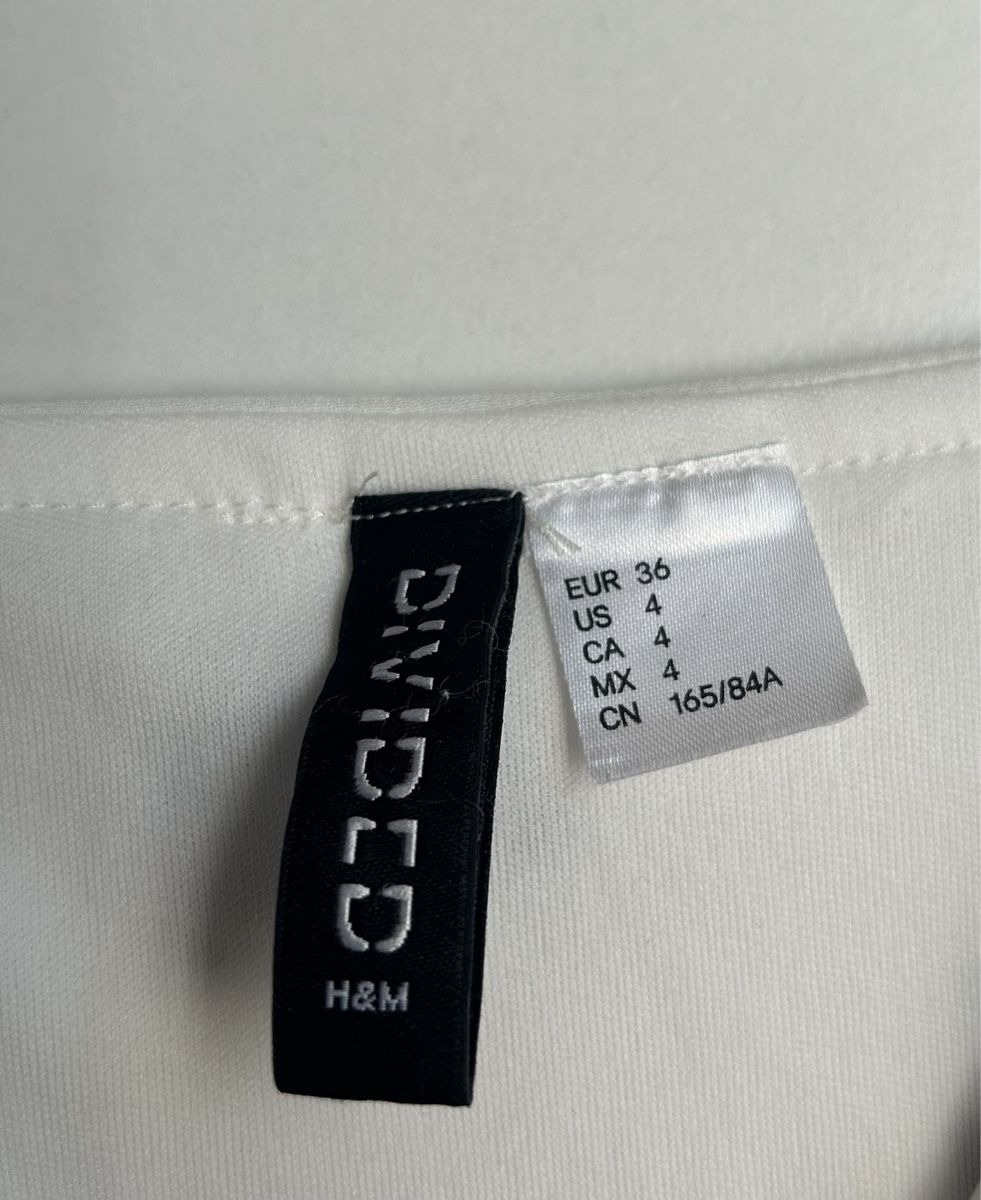 H&M Vestiti: Sommerkleid weiss mit Schmetterlingen – Usato da Thal venduto da Roag111 2