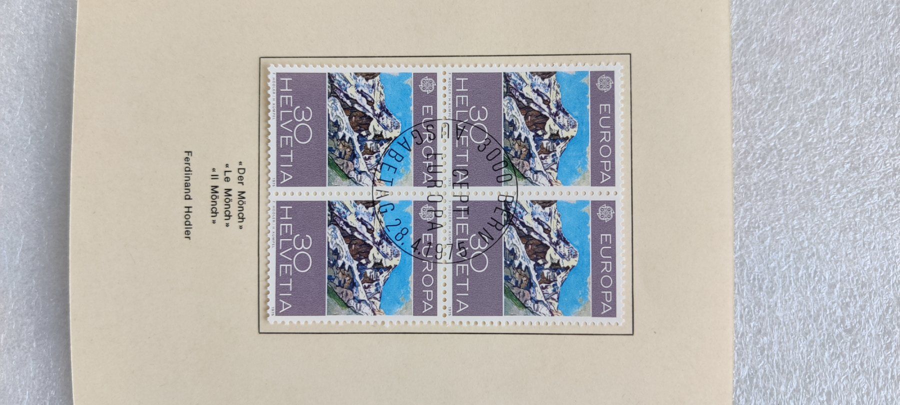 Tous les timbres: 6 x 4   Schweizer Briefmarken Karten – D'occasion à Zürich par sendbad 6