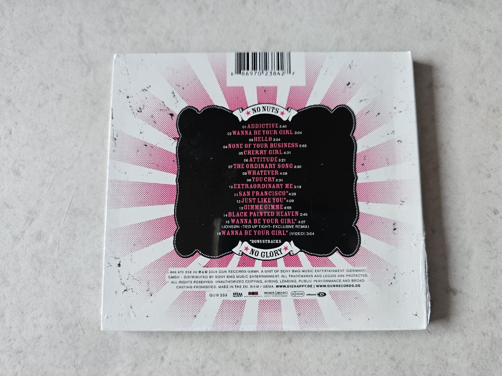 CDs: Die Happy  -  No Nuts No Glory  /  Fabrikneu – Neu und originalverpackt aus Schneisingen von backstore24 1