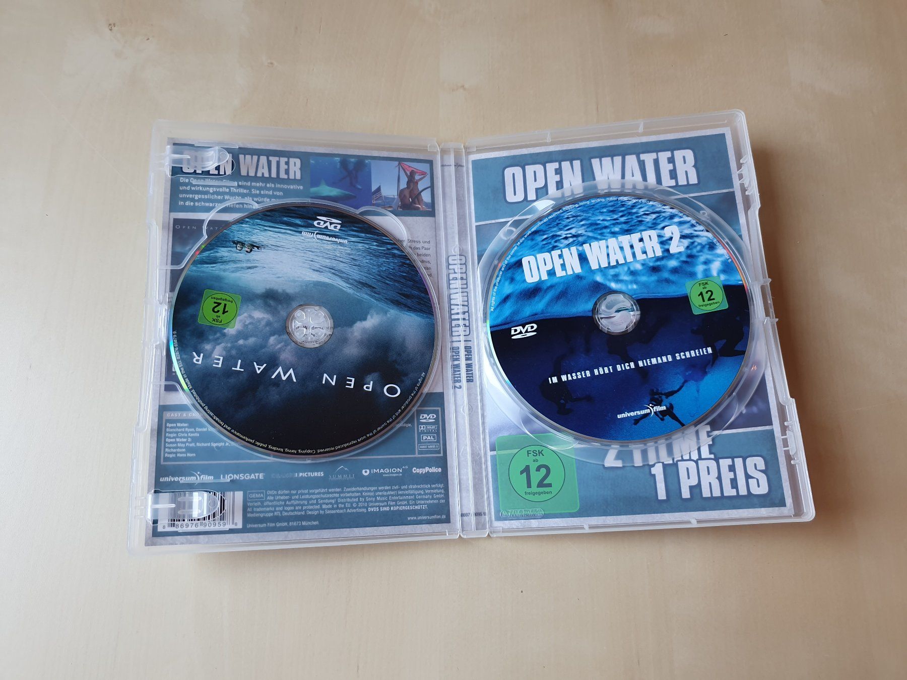 Alle DVDs: Open Water 1 & 2 – Gebraucht aus Stansstad von collectorsshop 2