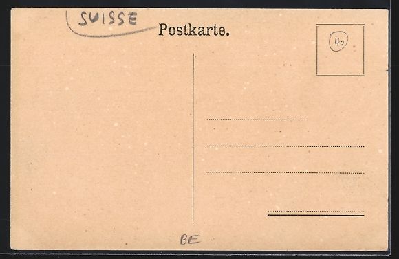 Cartoline postali: Interlaken, Höheweg, Strassenpartie mit – Usato da Berlin venduto da bartko-reher 1