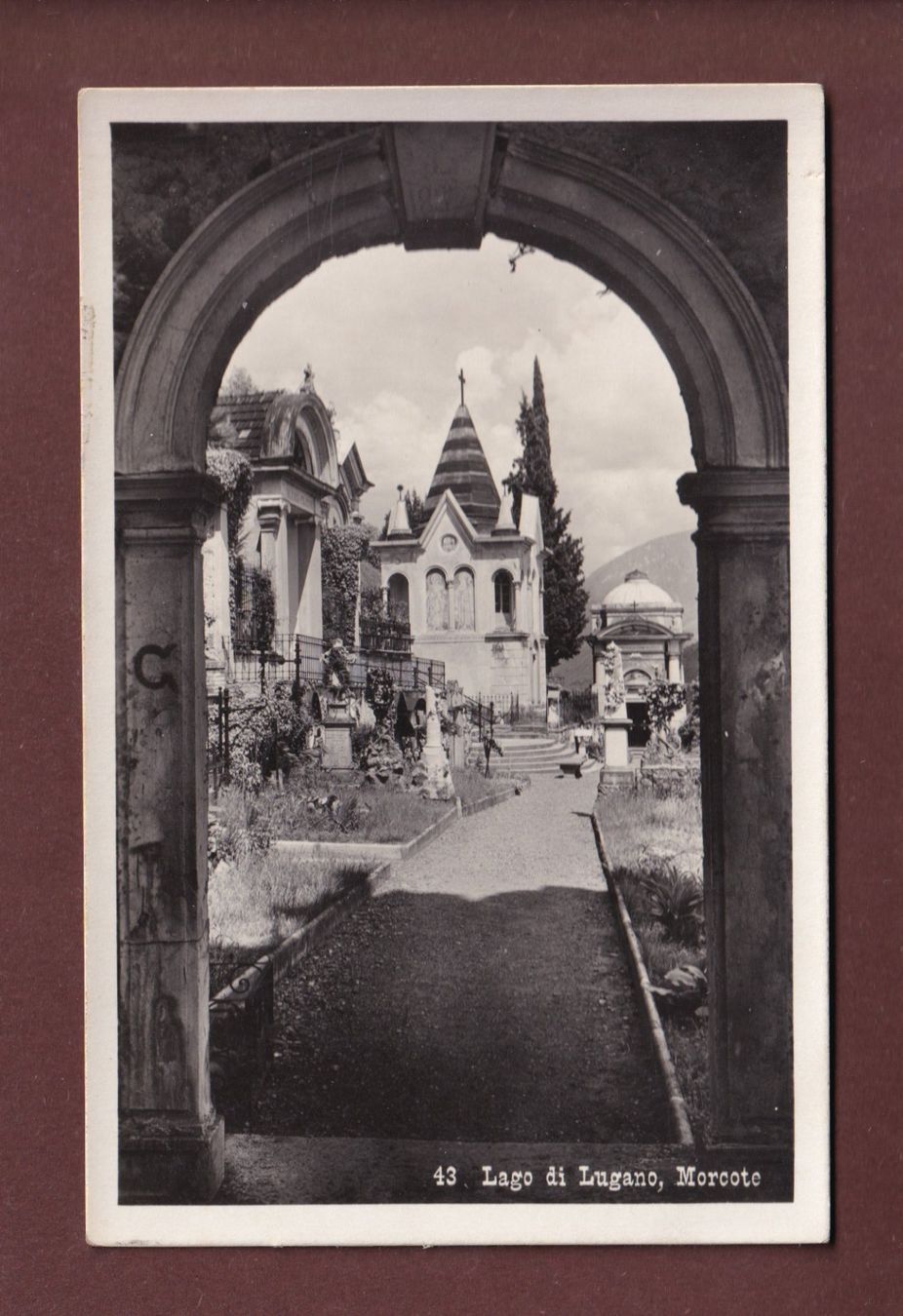 Ansichtskarten: MORCOTE - Cimitero – Gebraucht aus Pully von nicecards-shop