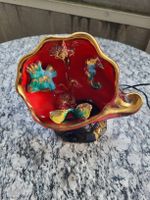 Keramik Lampe 60er Jahre Koralle Seepferdchen Meeres Deko