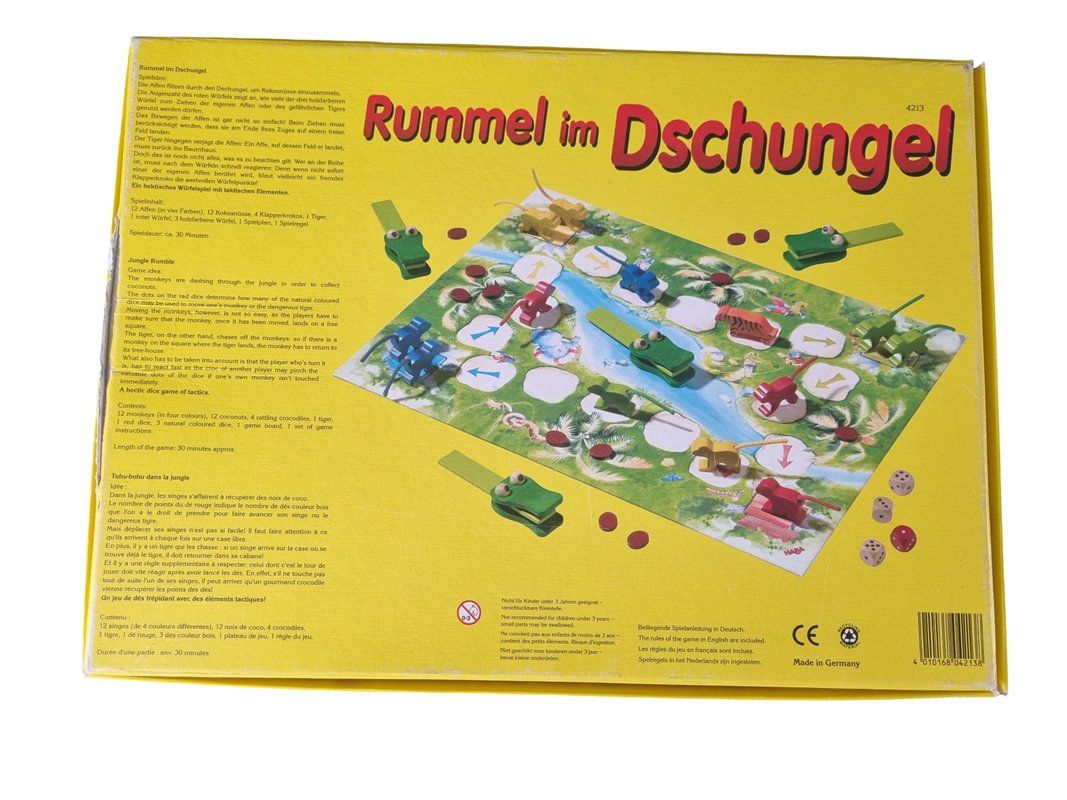 Haba Spiele: RUMMEL IM DSCHUNGEL Kinderspiel – Gebraucht aus Wangen b. Olten von Restwert_Wangen 6