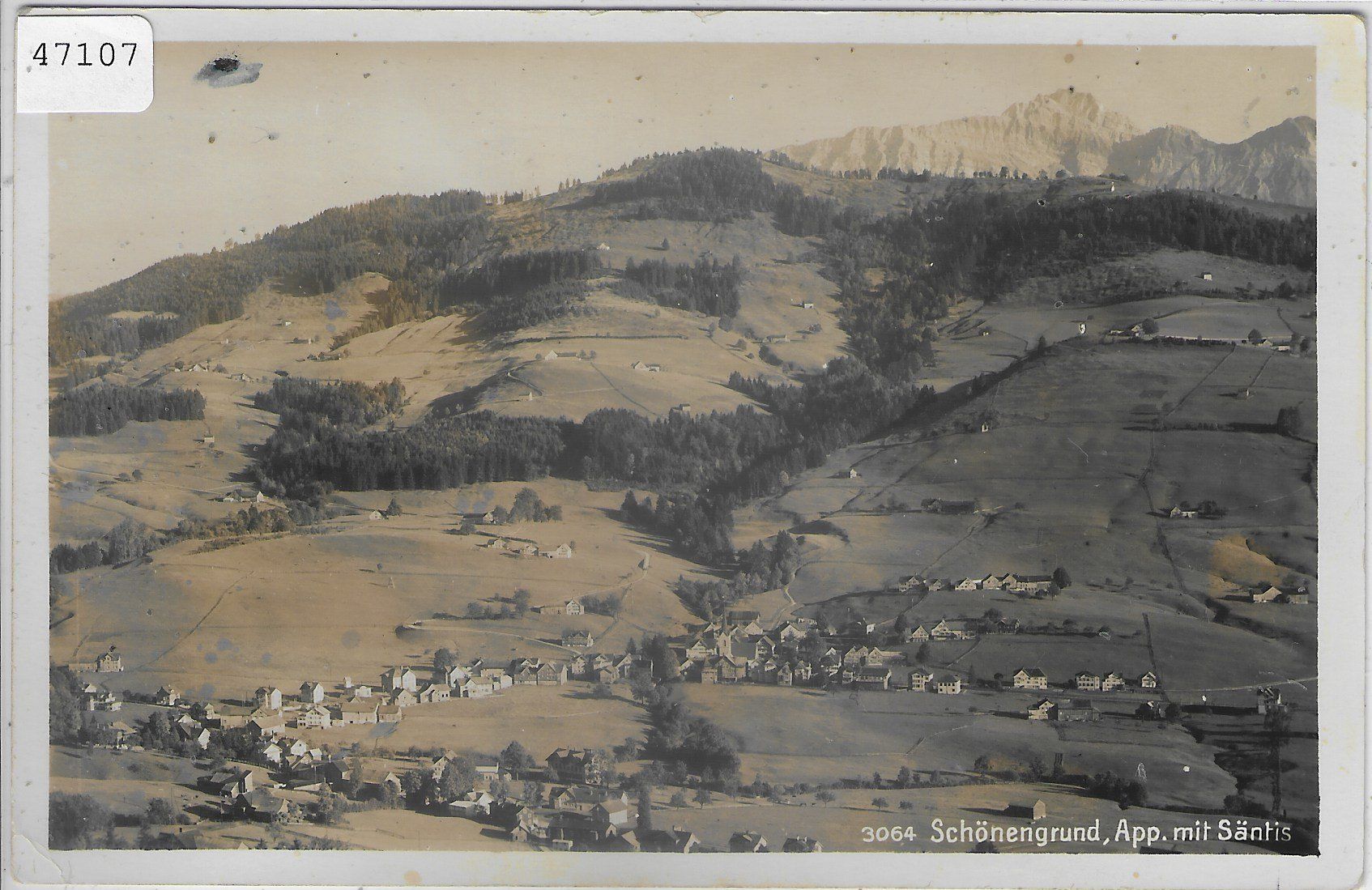 Cartoline postali: Schönengrund - Generalansicht – Usato da Ettingen venduto da Kartenplanet