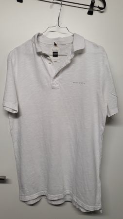 Marc O'Polo Shirt Grösse M Sommer Bio Baumwolle weiss