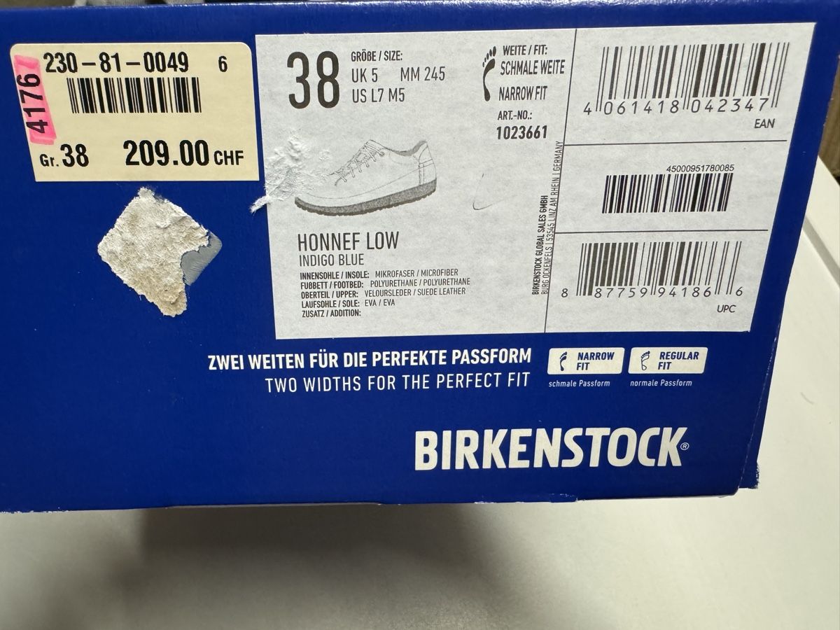 Birkenstock Damenschuhe: Chaussures Birkenstock Honnef Low 38 neuves – Neu und originalverpackt aus Brügg BE von Goob 5